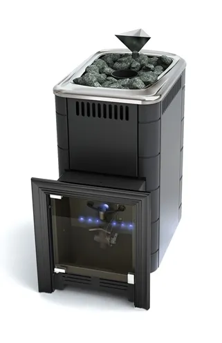 печь для бани газовая тмф таймыр inox закрытая каменка антрацит (без ггу)*