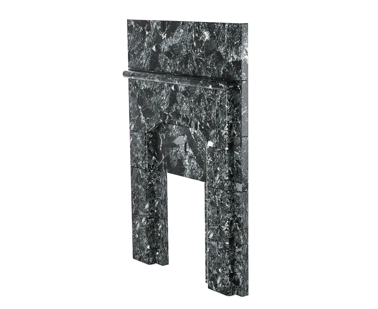 портал для банной печи изистим из пироксенита 900x100x1250 мм