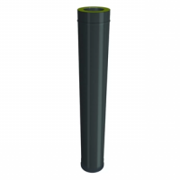 труба vbr с изоляцией l=250, d=150/250, aisi 321/439, 0,8/0,5 мм black (вулкан)